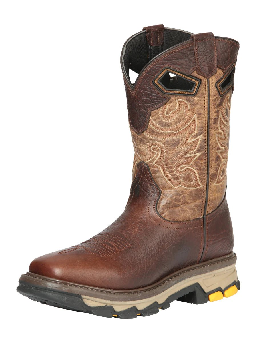 El General Rodeo Work Boot–Leather Brown 44685 - OriginalWestern.com