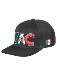 El General Snapback Zacatecas Hat- Black 44779 - OriginalWestern.com