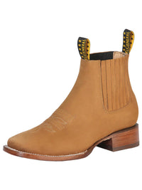 El General Square Toe Ankle Boot – Nobuck Gold 126190 - OriginalWestern.com