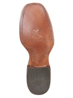 El General Square Toe Ankle Boot–Nubuck Brown 126198 - OriginalWestern.com