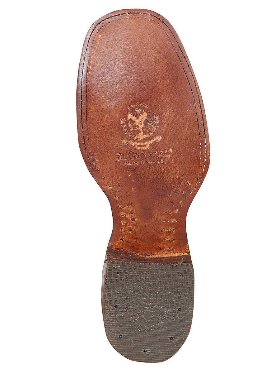 El General Square Toe Ankle Boot–Vintage Gold 126193 - OriginalWestern.com
