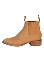 El General Square Toe Ankle Boot–Vintage Gold 126193 - OriginalWestern.com