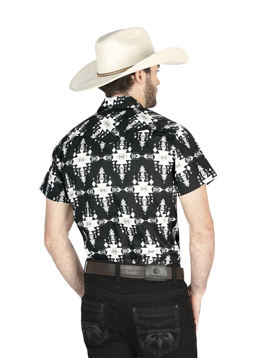 El General Western Shirt - Black 44447 - OriginalWestern.com