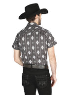 El General Western Shirt - Black 44462 - OriginalWestern.com