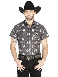 El General Western Shirt - Black 44462 - OriginalWestern.com