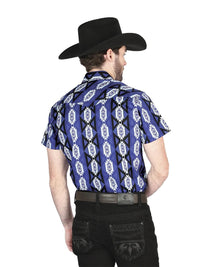El General Western Shirt - Blue 44460 - OriginalWestern.com