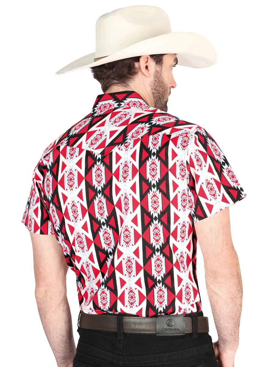 El General Western Shirt - Burgundy 44458 - OriginalWestern.com