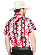 El General Western Shirt - Burgundy 44458 - OriginalWestern.com