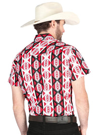 El General Western Shirt - Burgundy 44458 - OriginalWestern.com