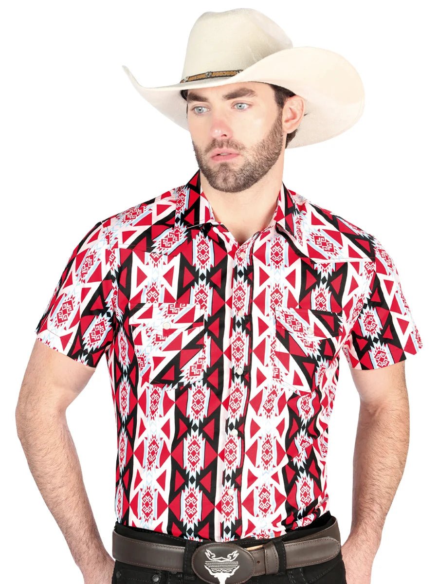 El General Western Shirt - Burgundy 44458 - OriginalWestern.com