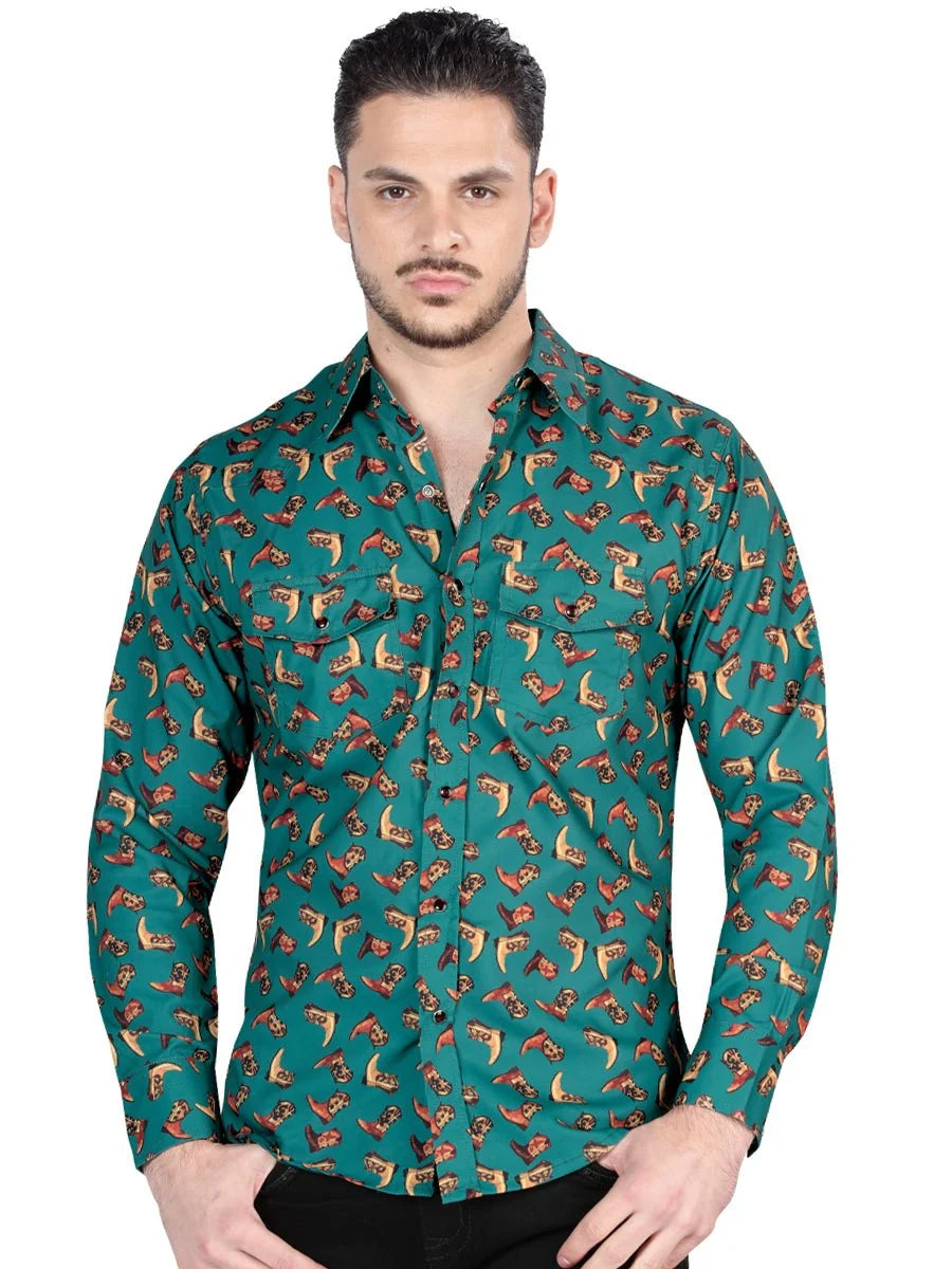 The General Western Shirt - Dark Blue 44319
