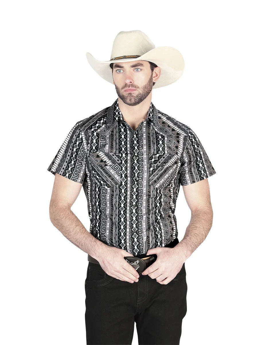 El General Western Shirt - Gray 44457 - OriginalWestern.com