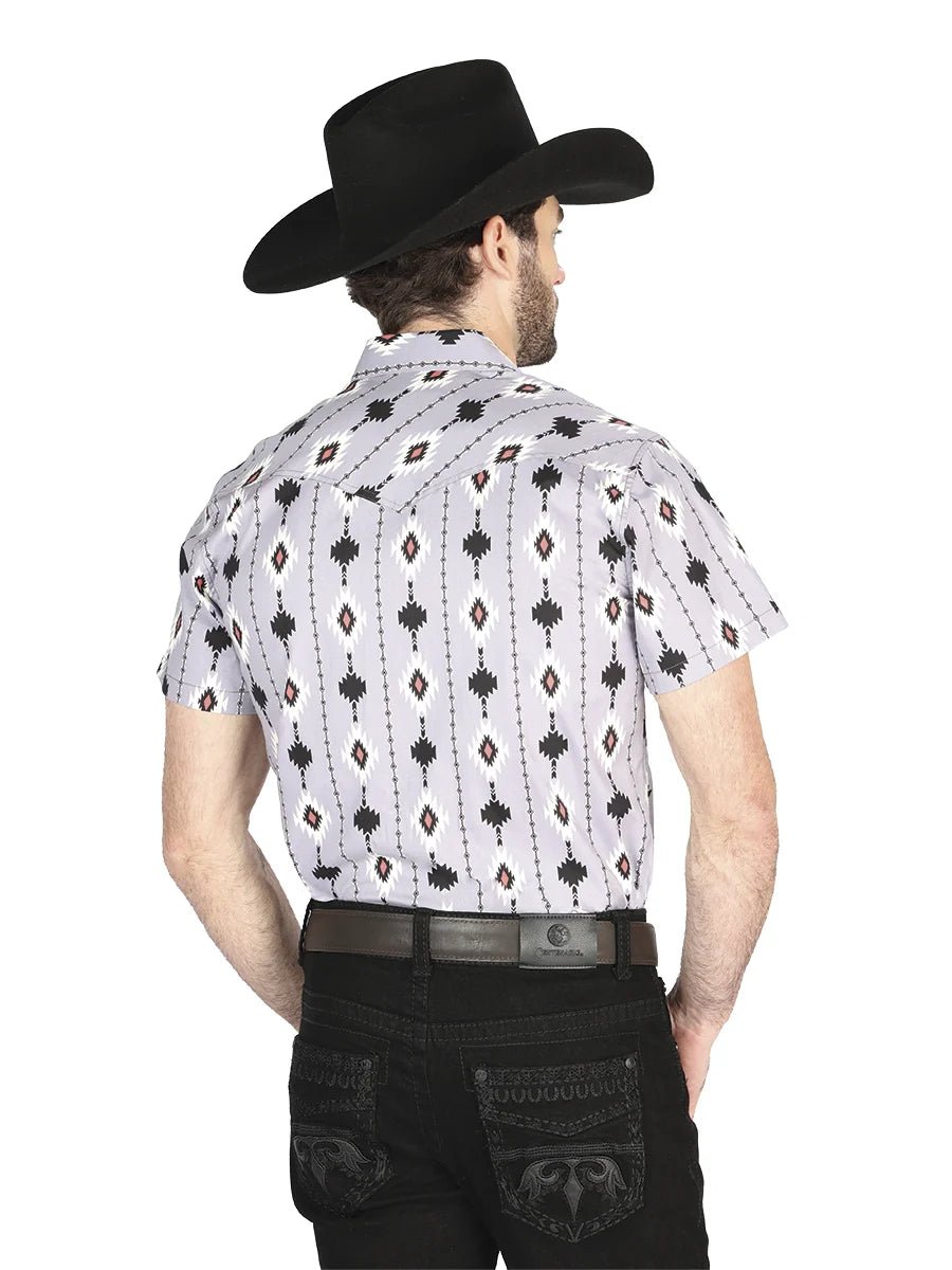 El General Western Shirt - Gray 44461 - OriginalWestern.com