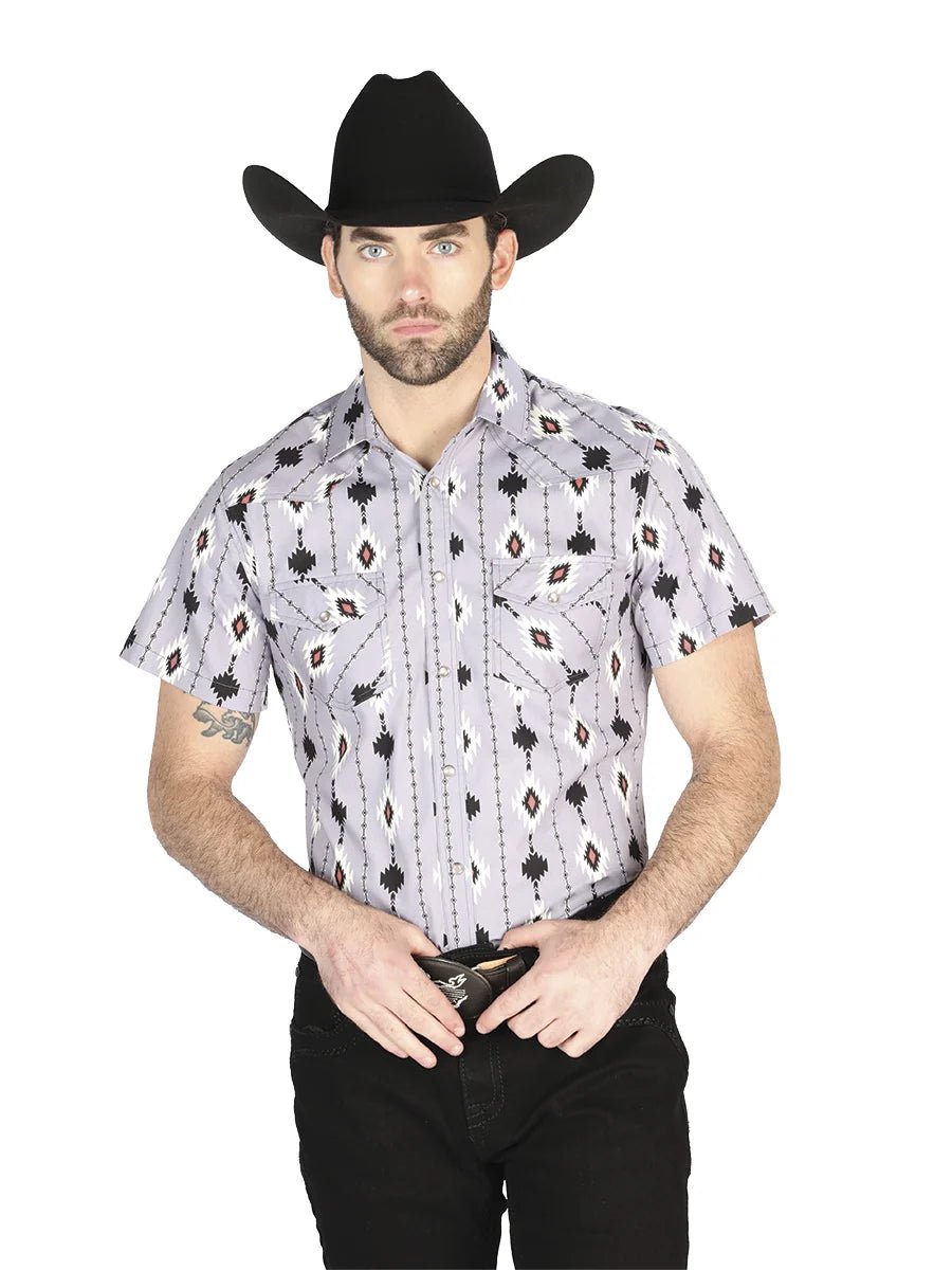 El General Western Shirt - Gray 44461 - OriginalWestern.com