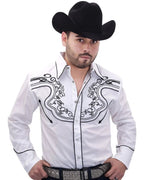 El General - Western Shirt WD Boots 818 White/Black WD-11-913 - OriginalWestern.com