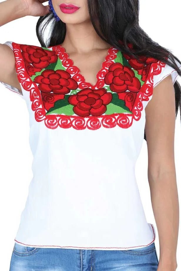 El General Women’s Blusa Artesanal Zinacantan 601401 - OriginalWestern.com