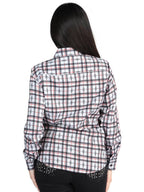 El General Womens - Casual Long-Sleeve Shirt - Black/White 44720 - OriginalWestern.com