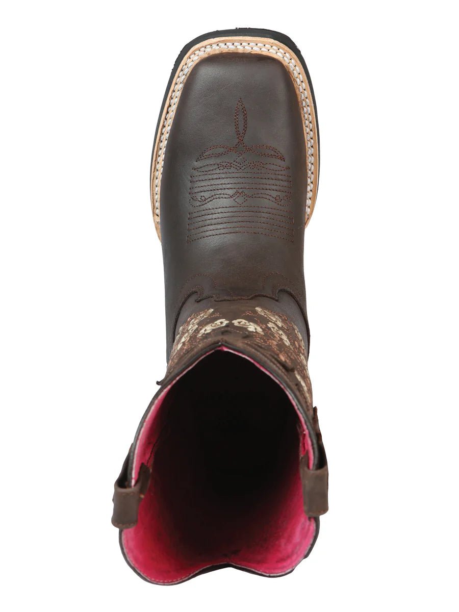El General Women's Cowboy Boot–Crazy Brown 44635 - OriginalWestern.com