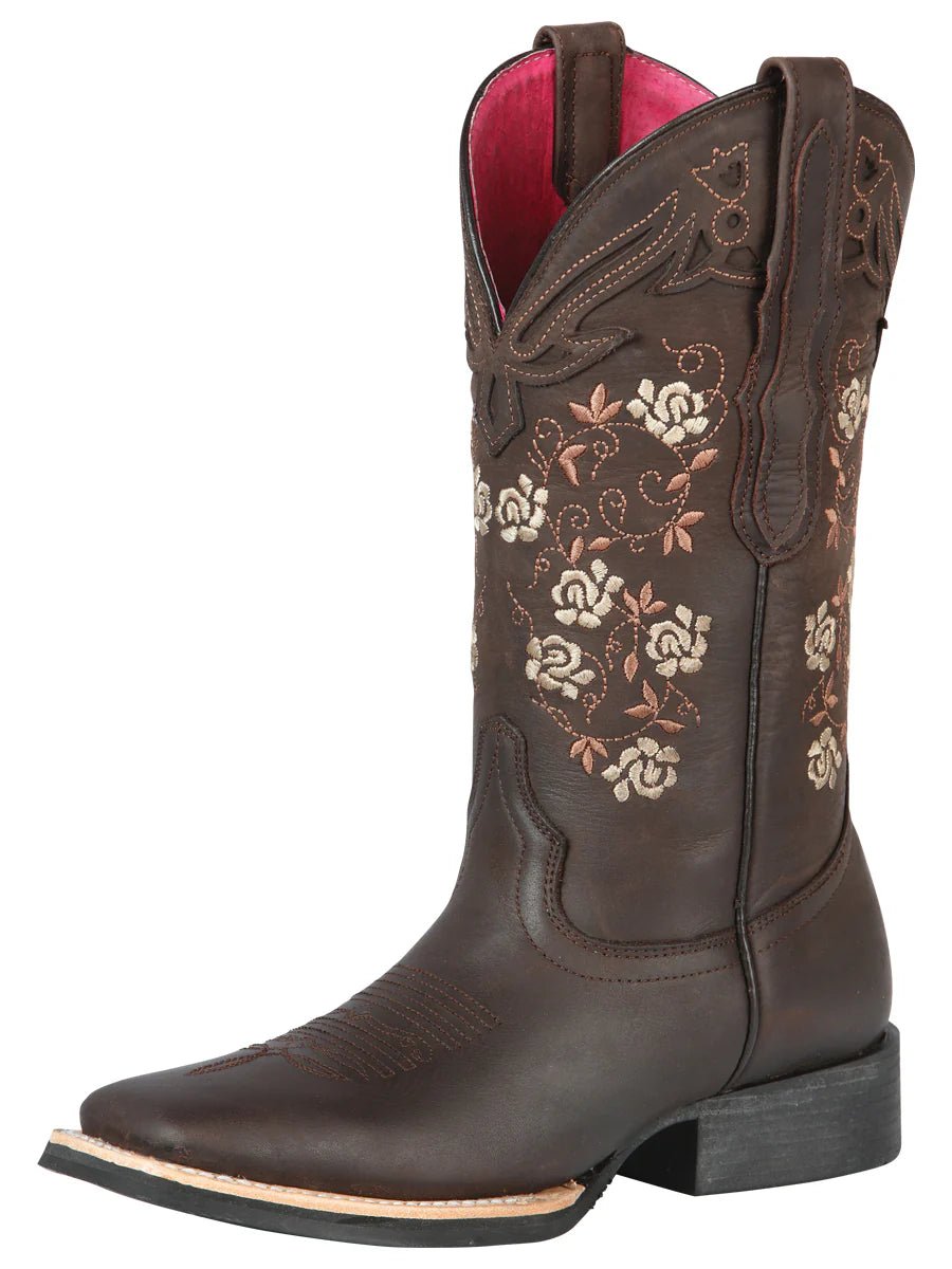 El General Women's Cowboy Boot–Crazy Brown 44635 - OriginalWestern.com
