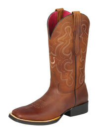 El General Women's Cowboy Boot–Kansas Brick 44650 - OriginalWestern.com