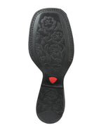 El General Women's Cowboy Boot–Printed Tooling–Orix Ahumado 44634 - OriginalWestern.com