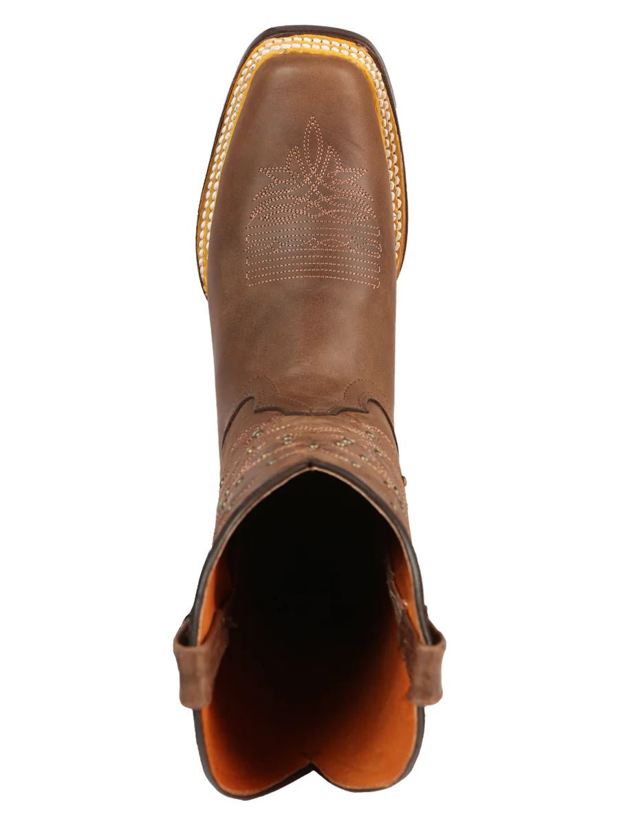 El General Women's Rodeo Boot–Alazan Brown 44853 - OriginalWestern.com