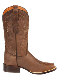 El General Women's Rodeo Boot–Alazan Brown 44853 - OriginalWestern.com