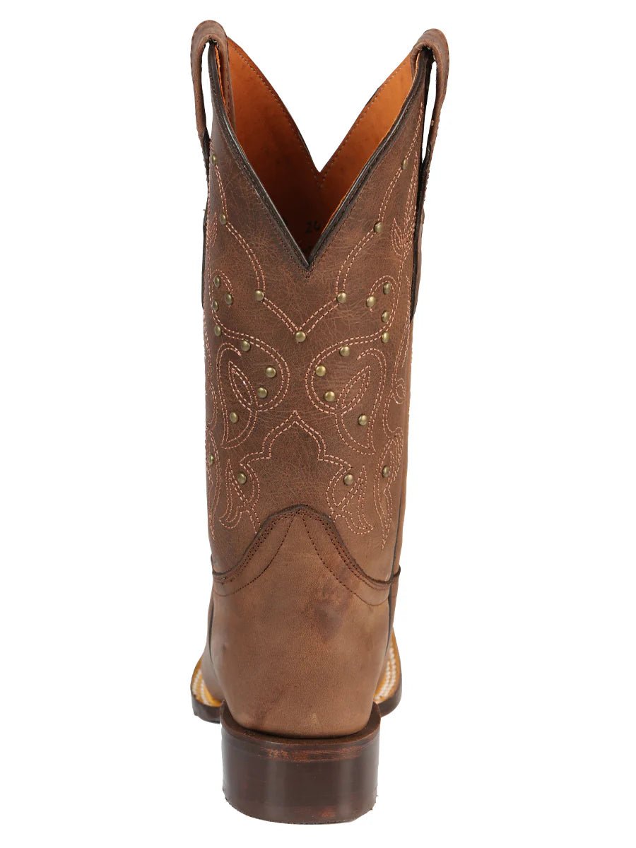 El General Women's Rodeo Boot–Alazan Brown 44853 - OriginalWestern.com