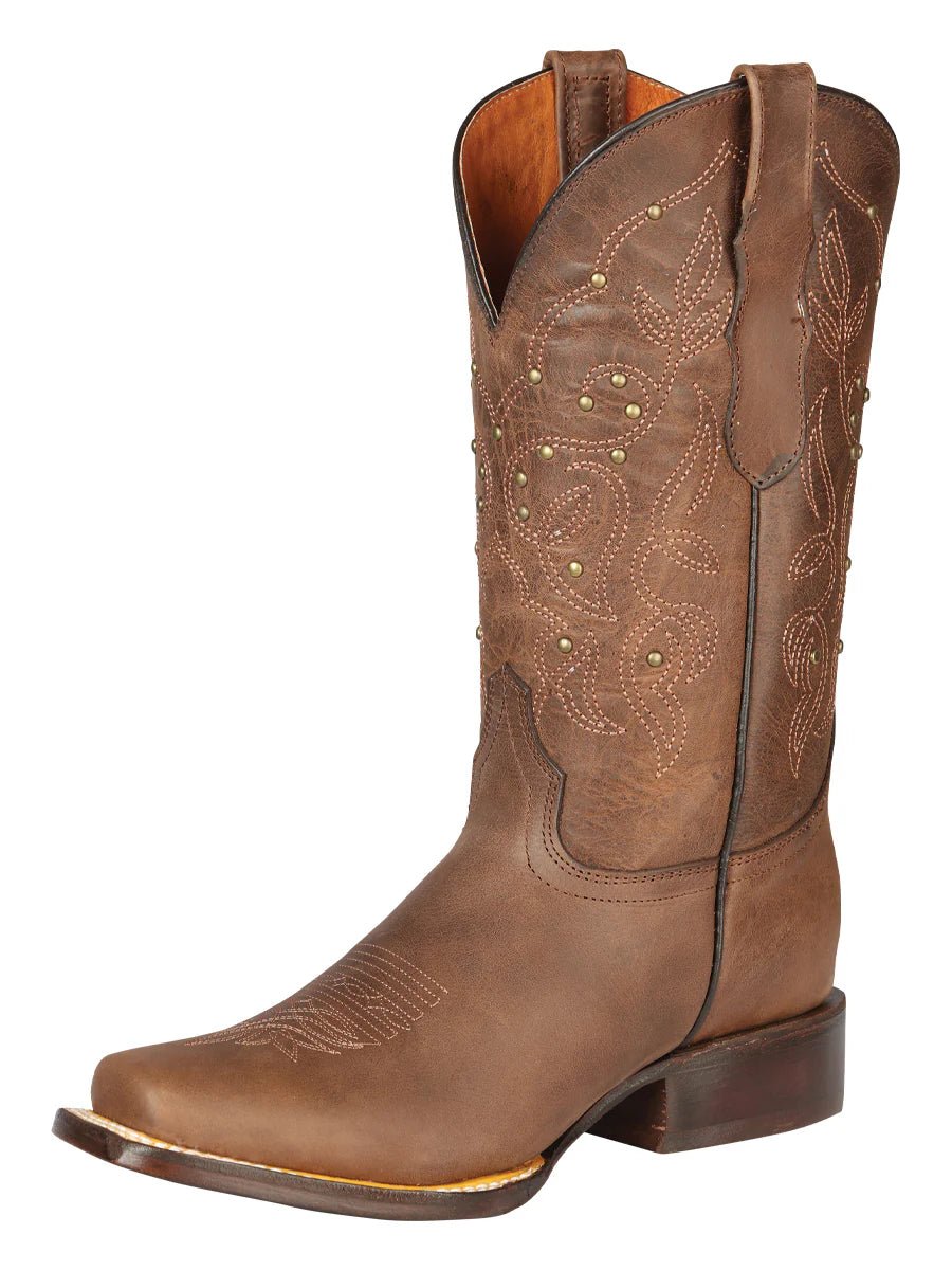 El General Women's Rodeo Boot–Alazan Brown 44853 - OriginalWestern.com
