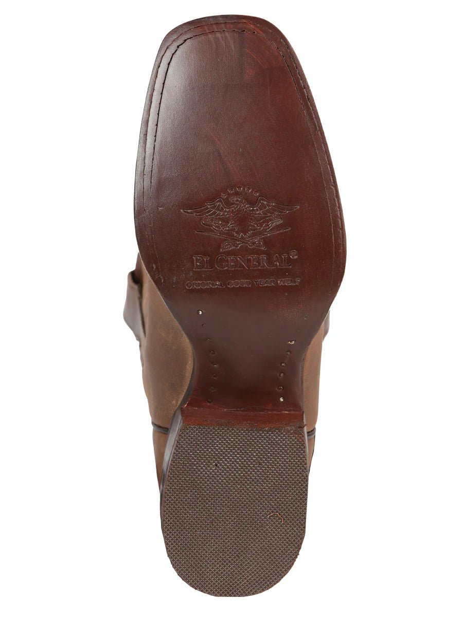 El General Women's Rodeo Boot–Alazan Brown 44854 - OriginalWestern.com