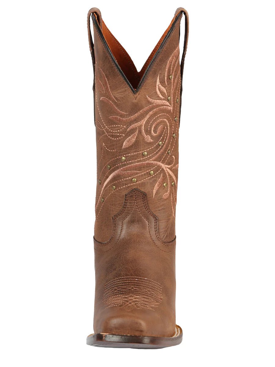 El General Women's Rodeo Boot–Alazan Brown 44854 - OriginalWestern.com