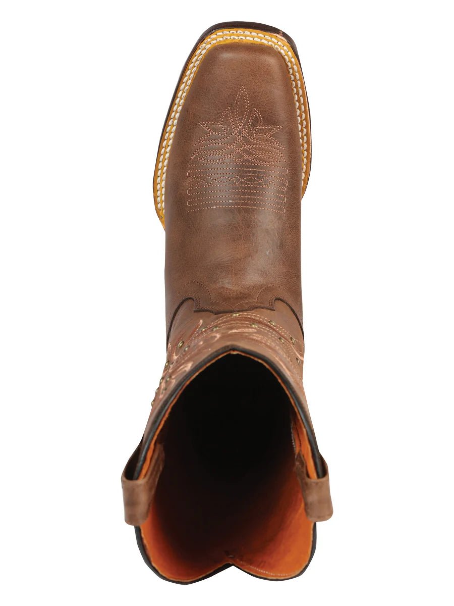 El General Women's Rodeo Boot–Alazan Brown 44854 - OriginalWestern.com