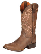 El General Women's Rodeo Boot–Alazan Brown 44854 - OriginalWestern.com