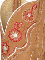 El General Women's Rodeo Boot–Nobuck Peach 42979 - OriginalWestern.com
