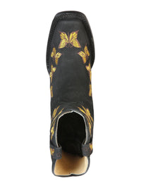 El General Women's Rodeo Boot–Nubuck Black 51220 - OriginalWestern.com