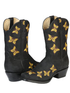 El General Women's Rodeo Boot–Nubuck Black 51220 - OriginalWestern.com
