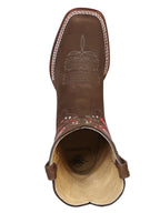 El General Women's Rodeo Boot–Suede Brown 42984 - OriginalWestern.com