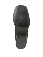 El General Women's Rodeo Boots Petatillo–Black 44856 - OriginalWestern.com