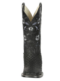 El General Women's Rodeo Boots Petatillo–Black 44856 - OriginalWestern.com