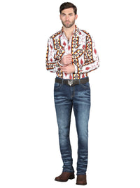 Men's Boot Cut Western Jeans – Stretch Denim Cowboy Pants -  Blue 126628