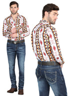 Men's Boot Cut Western Jeans – Stretch Denim Cowboy Pants -  Blue 126628