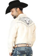 The Lord of the Skies Embroidery Shirt Beige/Gray 126679