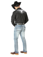 The Lord of the Skies Embroidery Shirt Black/White 126676