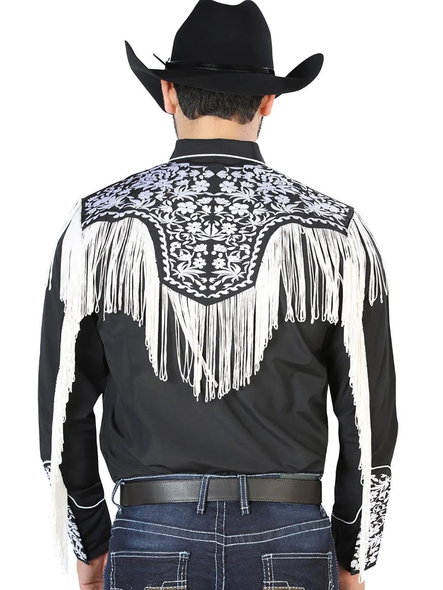The Lord of the Skies Embroidery Shirt - Black/White 126707