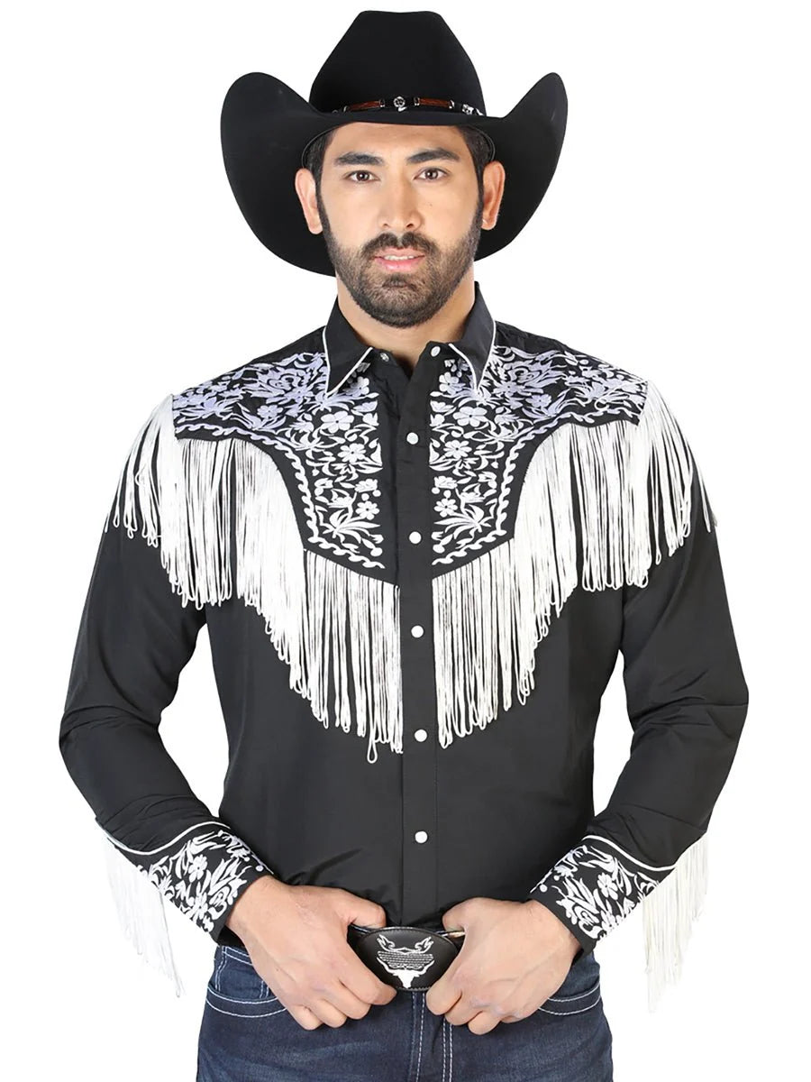 The Lord of the Skies Embroidery Shirt - Black/White 126707