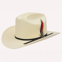 Tombstone 30X Sinaloa Chaparral Style Western Cowboy Shantung Straw Hat Brim 3"