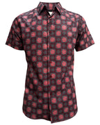 Lamasini - Stretch Fit Shirt Burgundy 2044 LAM-3855