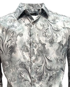 Lamasini - Stretch Fit Shirt Grey 2046 LAM-3860