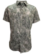 Lamasini - Watercolor Print Shirt Green 2046 LAM-3861