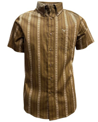 Lamasini - Western Stripe Shirt Camel  2048 LAM-3946